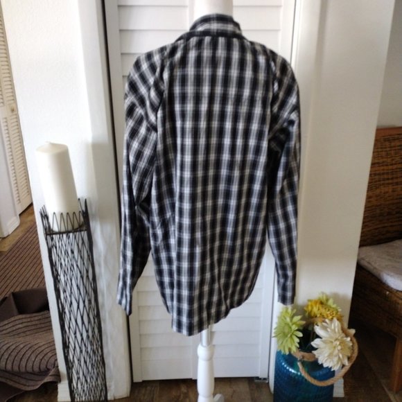 Polo Ralph Lauren men's plaid button-front long sleeve pajama top Sz M - Picture 5 of 8